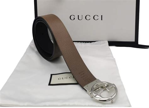 gucci cintura uomo double face|cinture gucci da farfetch.